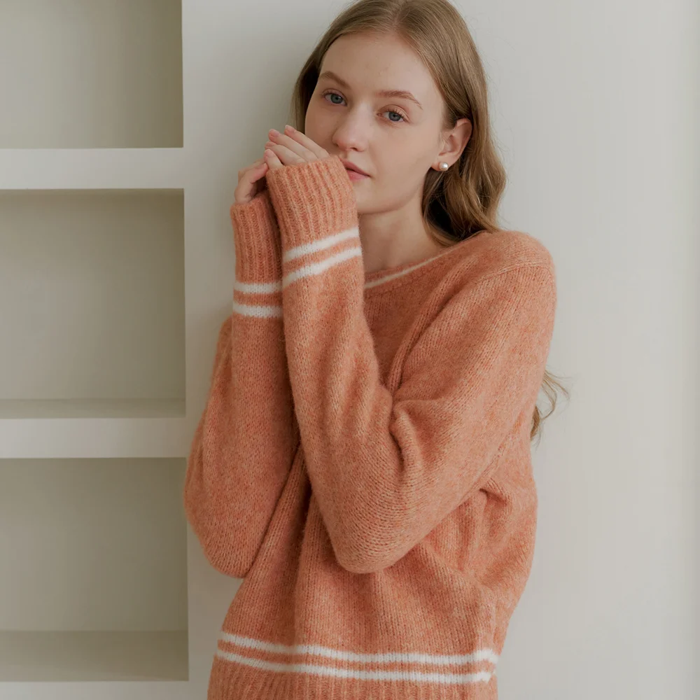LAMA COLOR KNIT_ORANGE