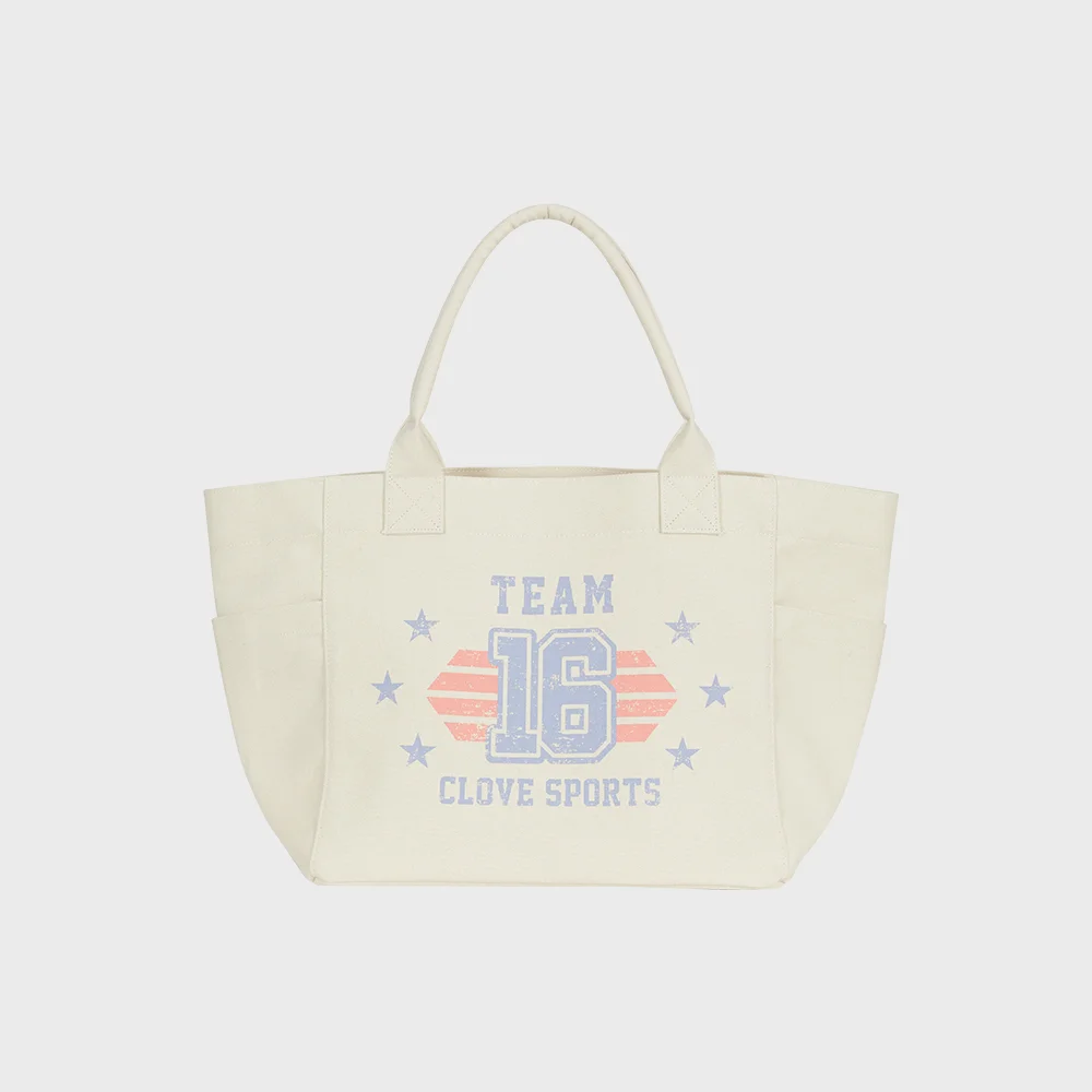 Team Tote Bag (Light Beige)