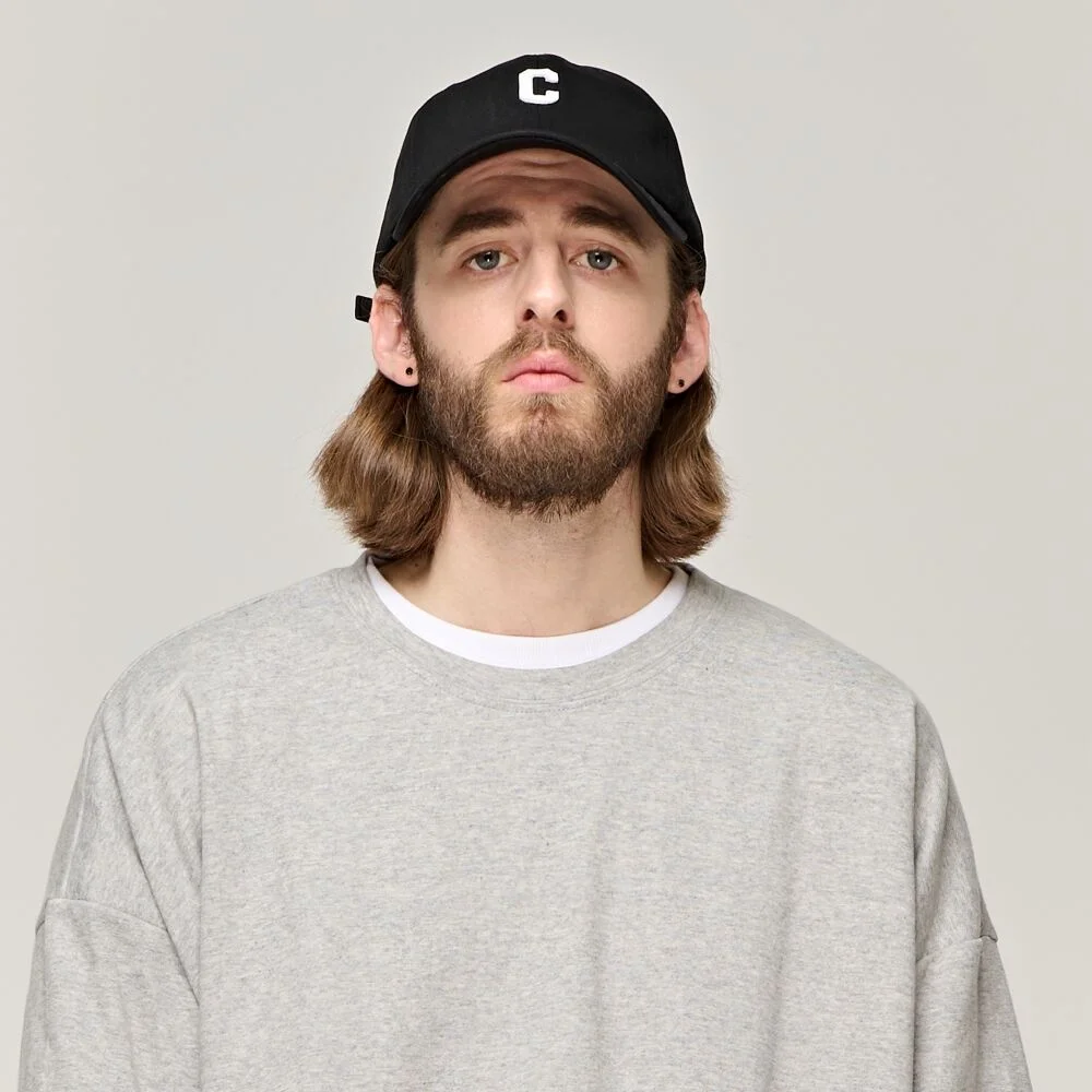 CB PASTEL LOGO BALLCAP (BLACK)