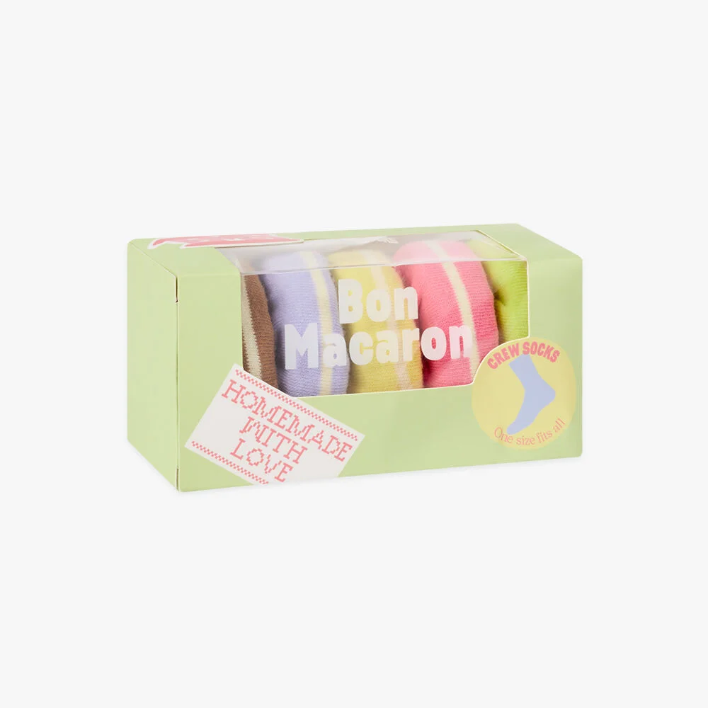 Eat My Socks 3D Bon Macaron Bon 馬卡龍 襪