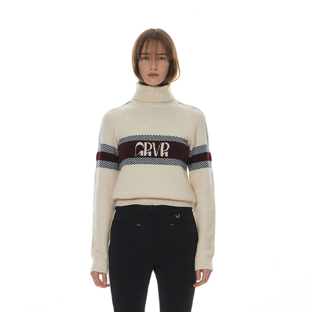GRVR TURTLE-NECK KNIT (3COLOR)