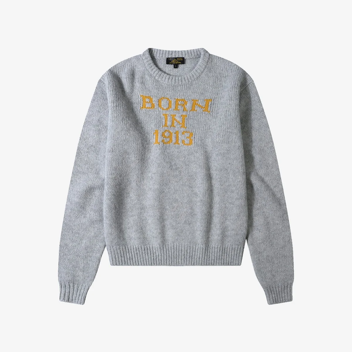 SOSTRA-BORN IN 1913 SWEATER_grey