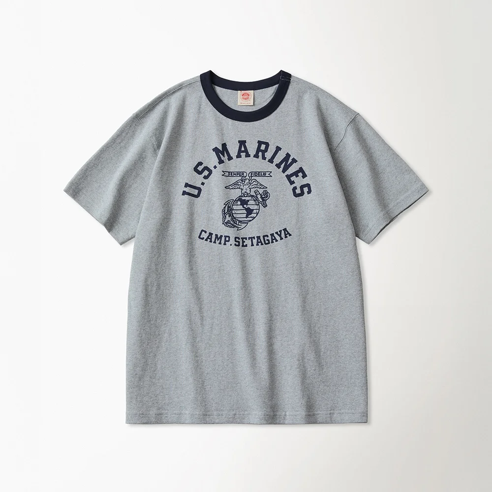 1970s US Marine Tee Grey