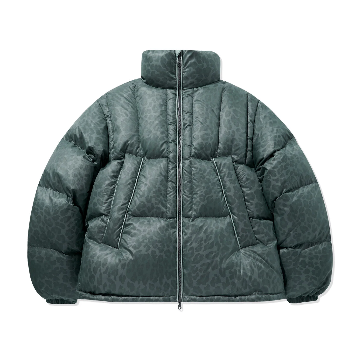 SHEER SHELL DOME PARKA LEOPARD