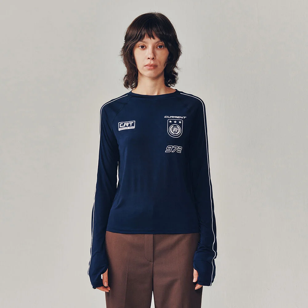CURRENT SPORT FITTED JERSEY TOP