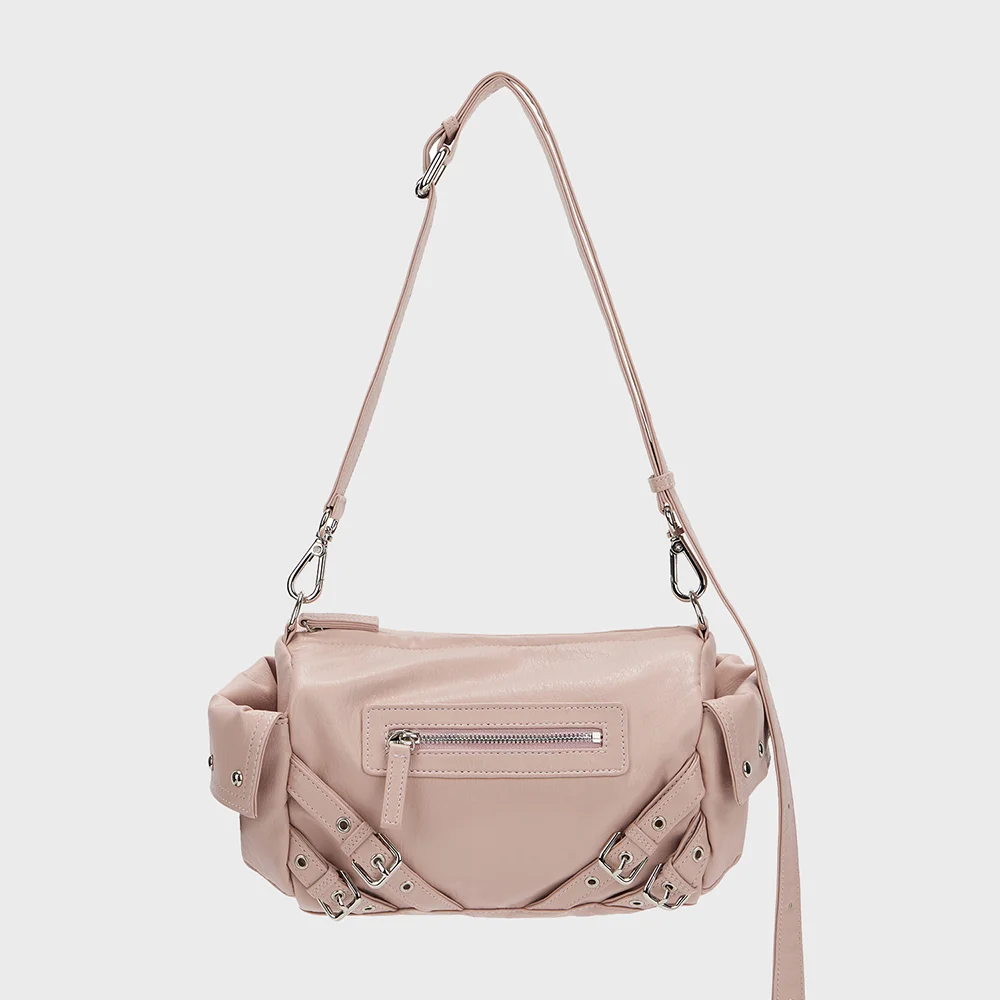 STUD POCKET BAG IN PINK