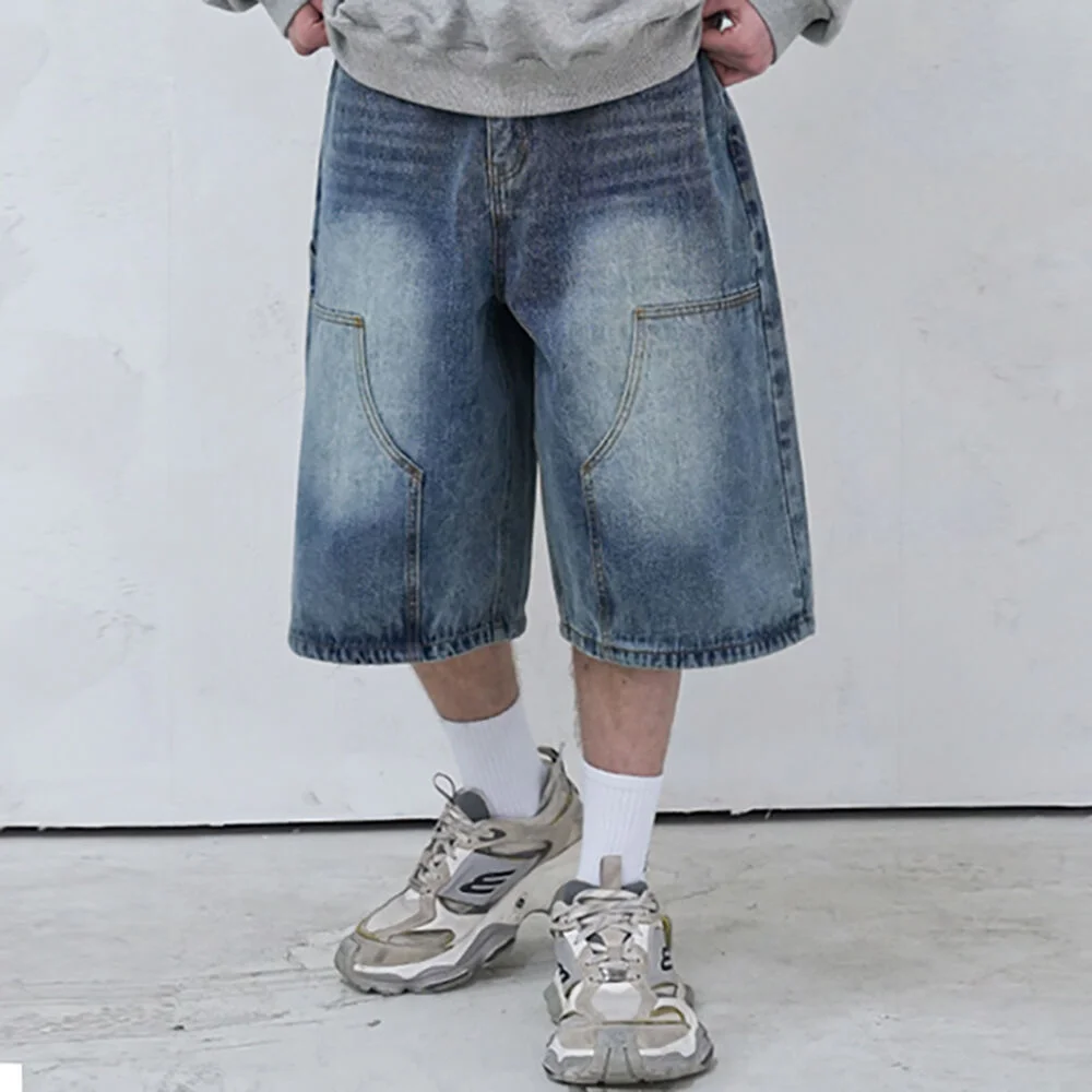 Carpenter Denim Shorts LIGHT BLUE