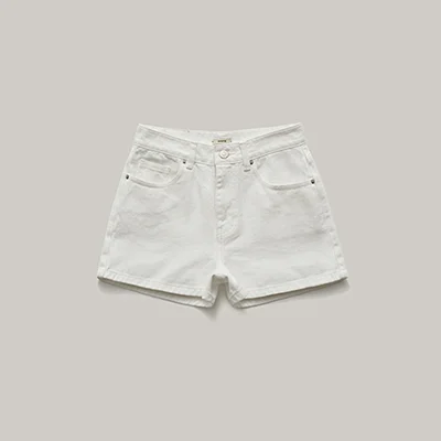 standard short denim (white)