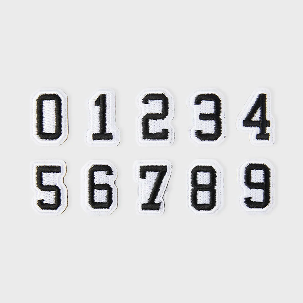 數字 徽章貼 基本款 (選項: 0-9)
