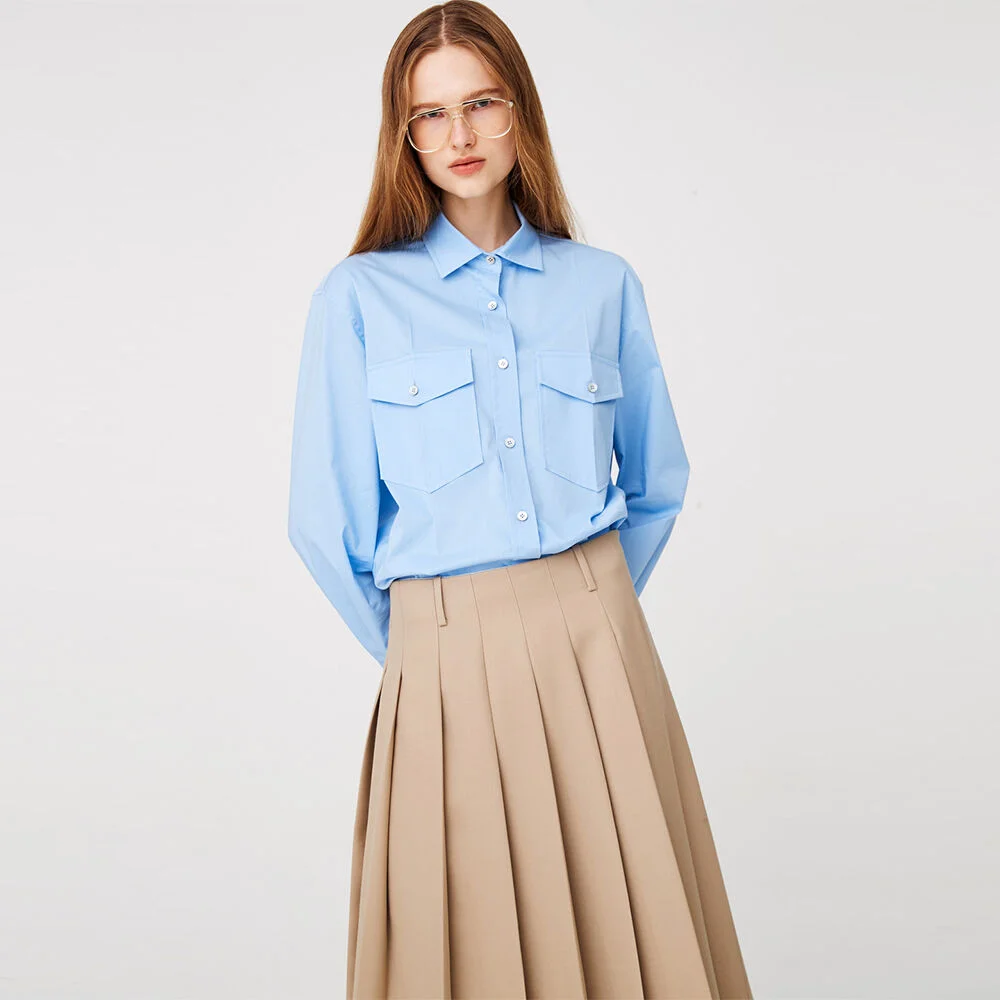 Pocket Classic Shirt / Sky