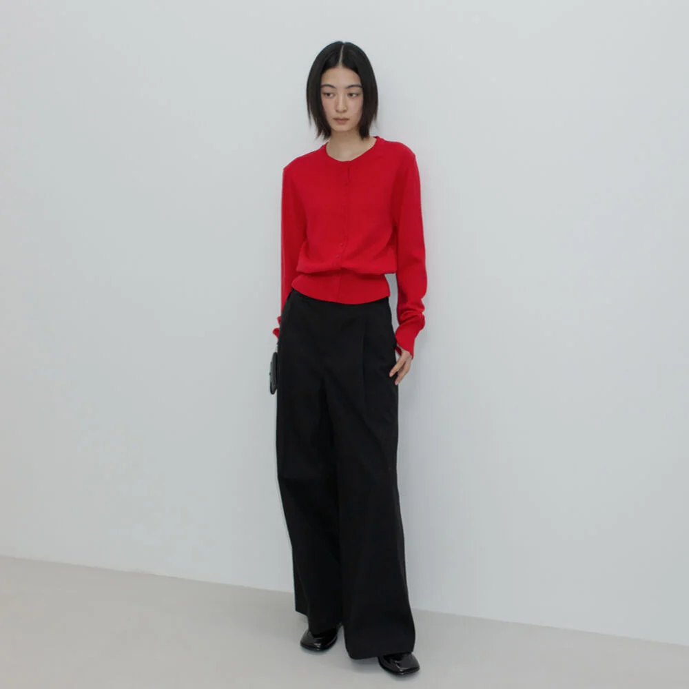 COTTON GURKHA PANTS / BLACK