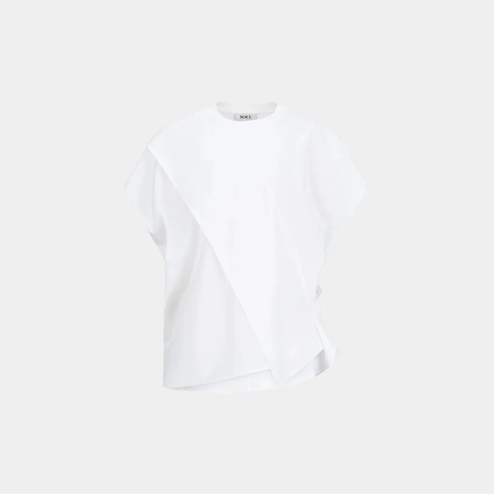 (W) OVERLAY T-SHIRT - WHITE