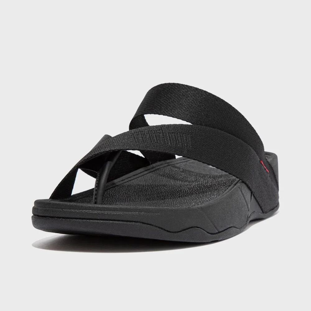 男裝 斜揹 Toe Post 人字拖 All Black