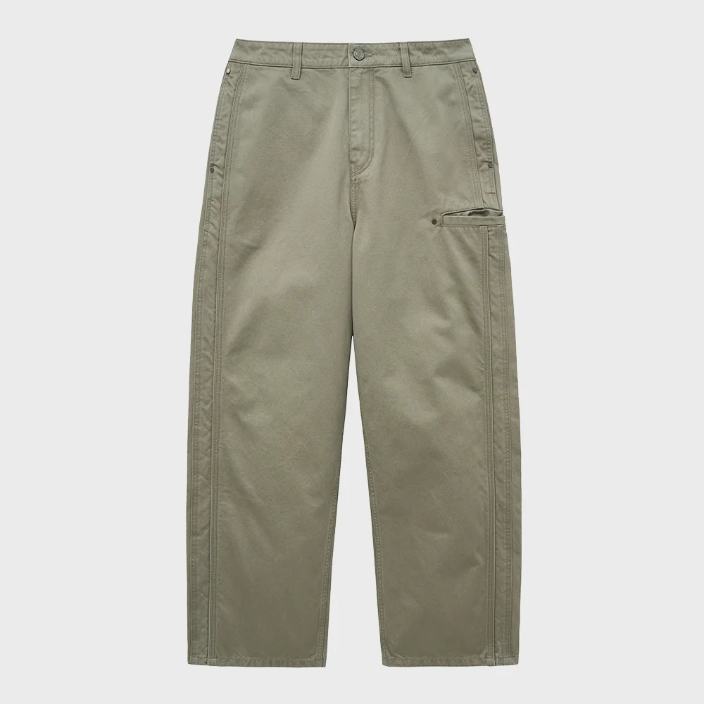 GARMENT DYED WORK CHINO PANTS (BEIGE)