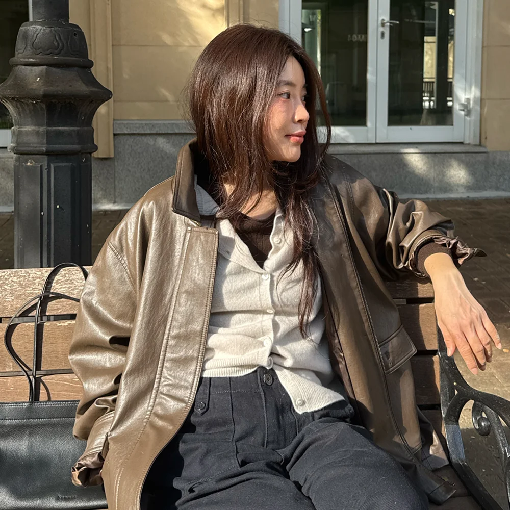 Milton Jacket (Leather ver.)_Deep Brown