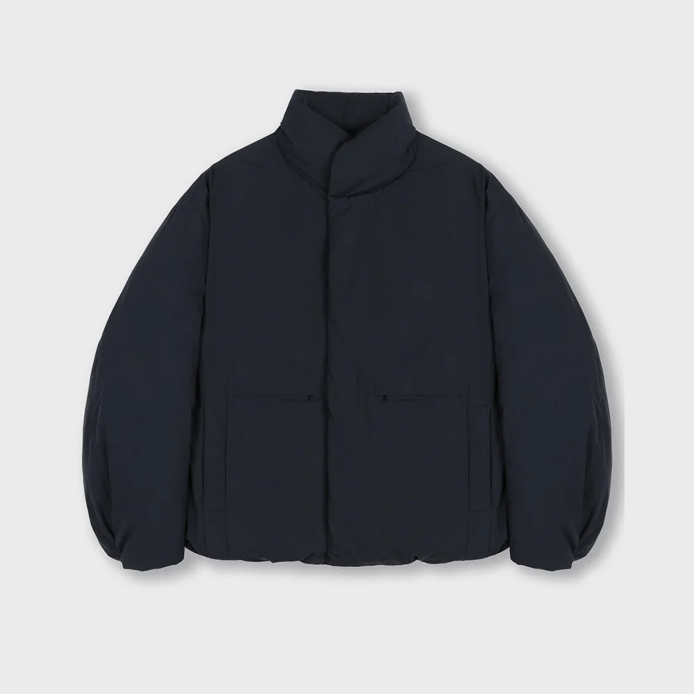 MINIMAL PUFFER DOWN JACKET NAVY