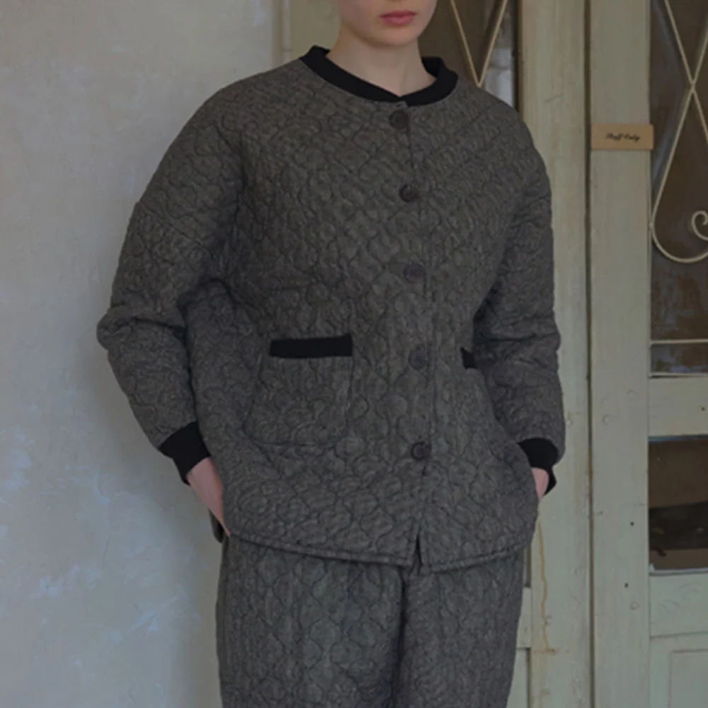 Aesop quilted banding jacket