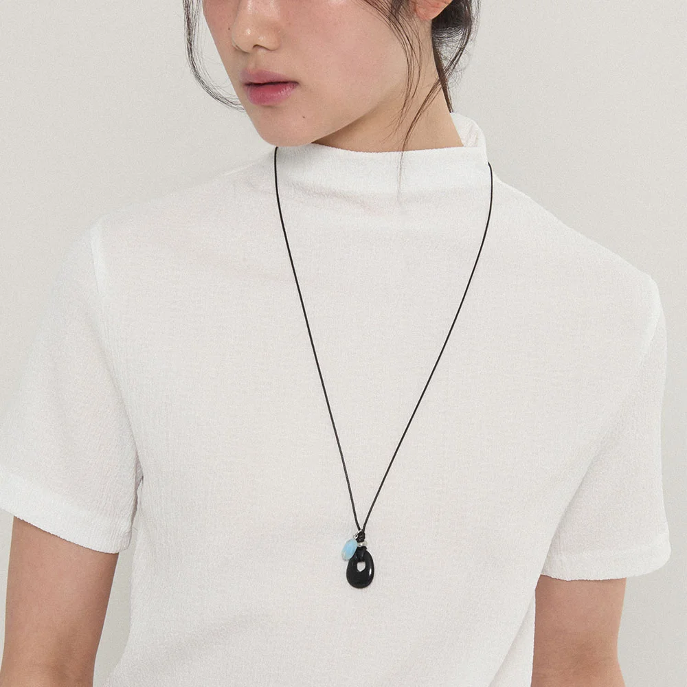 Cyanus Knotted Necklace