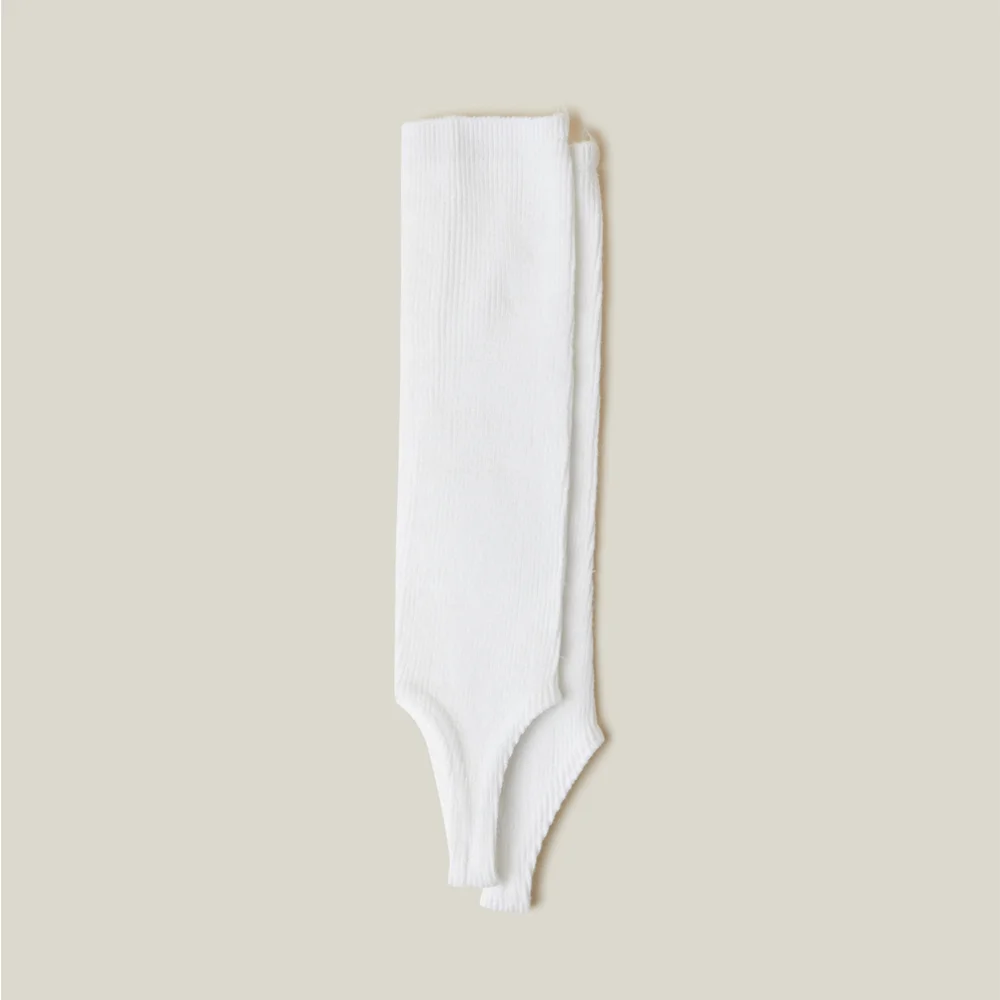 Fev Ballet leg warmers(white)_DFLAS26008WHT