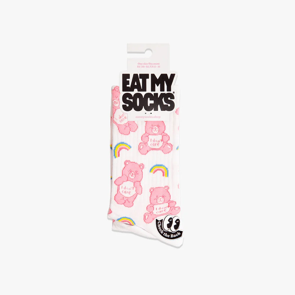 Eat My Socks Teddy Rainbow 泰迪熊 彩虹 襪 襪