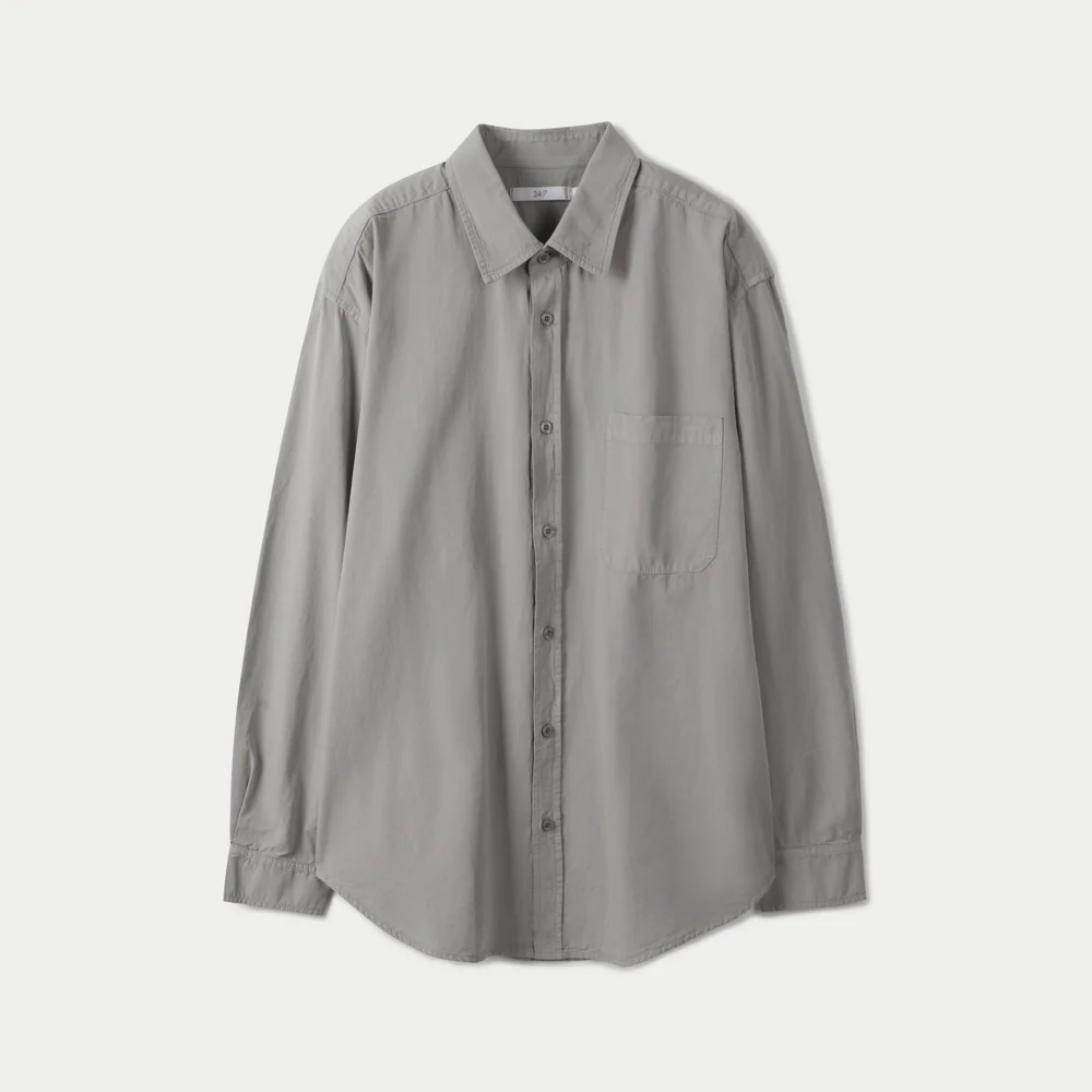 DYED WASHING COMFORT SHIRTS BEIGE (247)