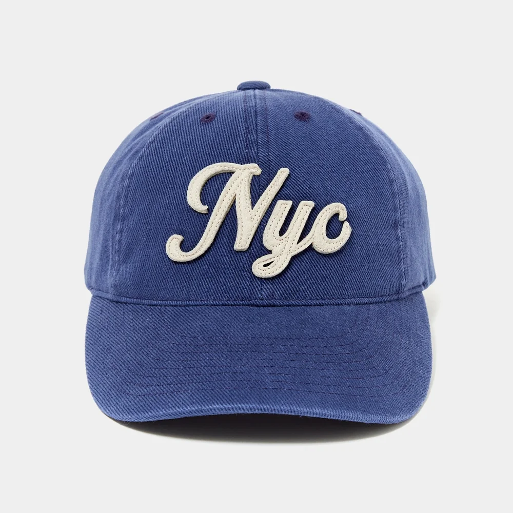 NYC TWILL WASHING BALL CAP Crown Navy
