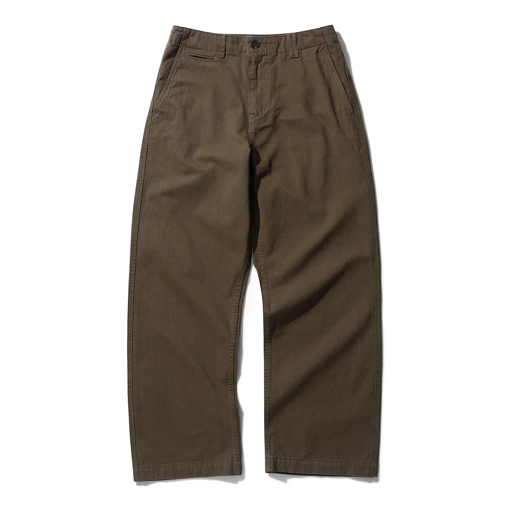 Officer Semi Wide Pants DCPT069Brown