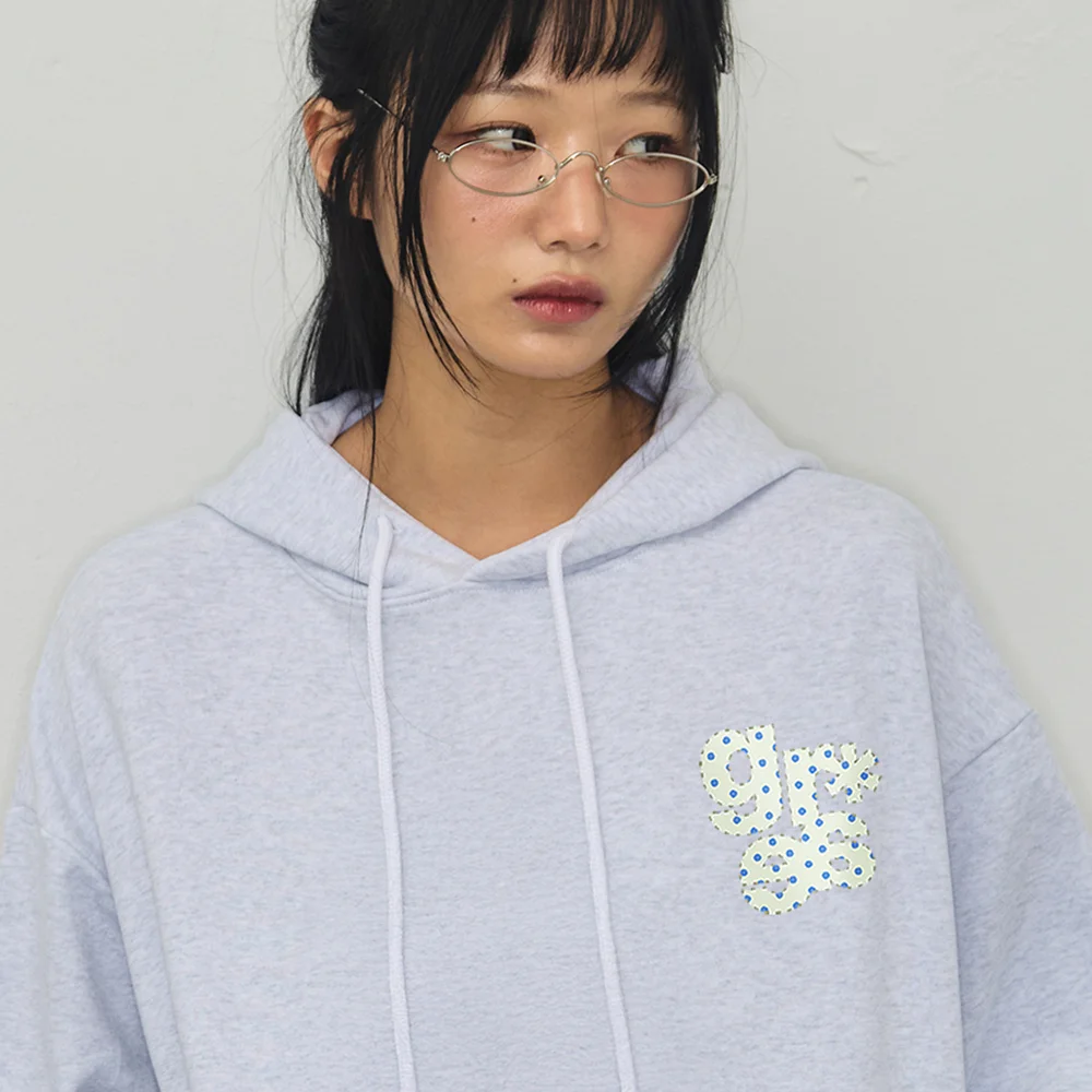小 GRAE-S DOT 連帽衫_麻花白
