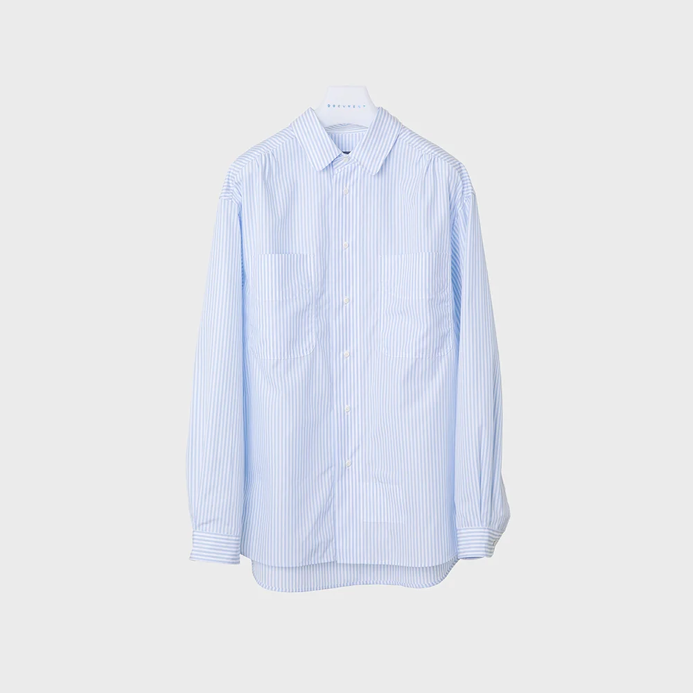 ITALIAN COTTON SHIRT_SKY