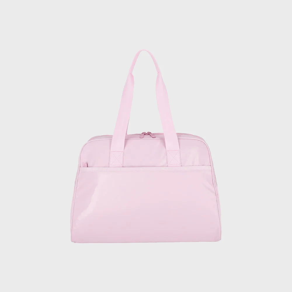 Ice Pink 光澤 小 Carryall 旅行袋