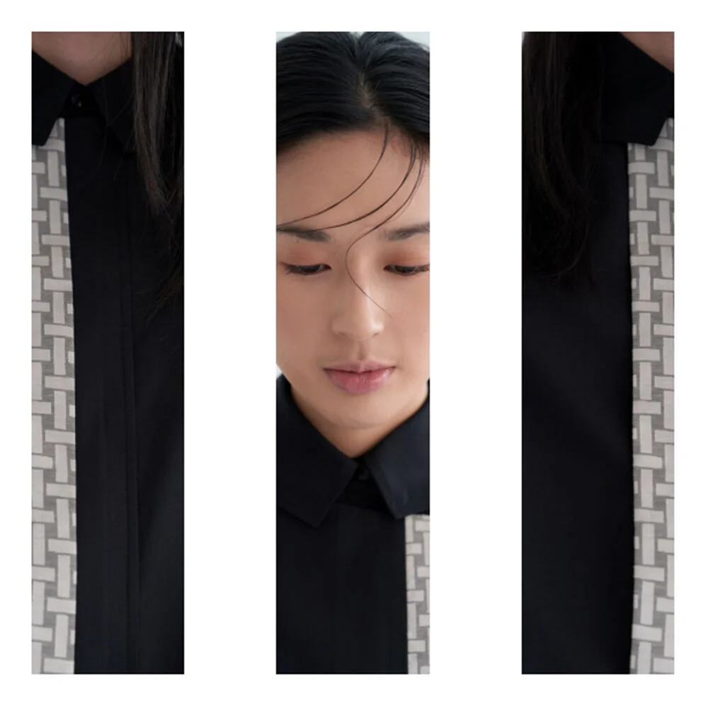 窗戶 月相 襯衫 (Black)-女裝
