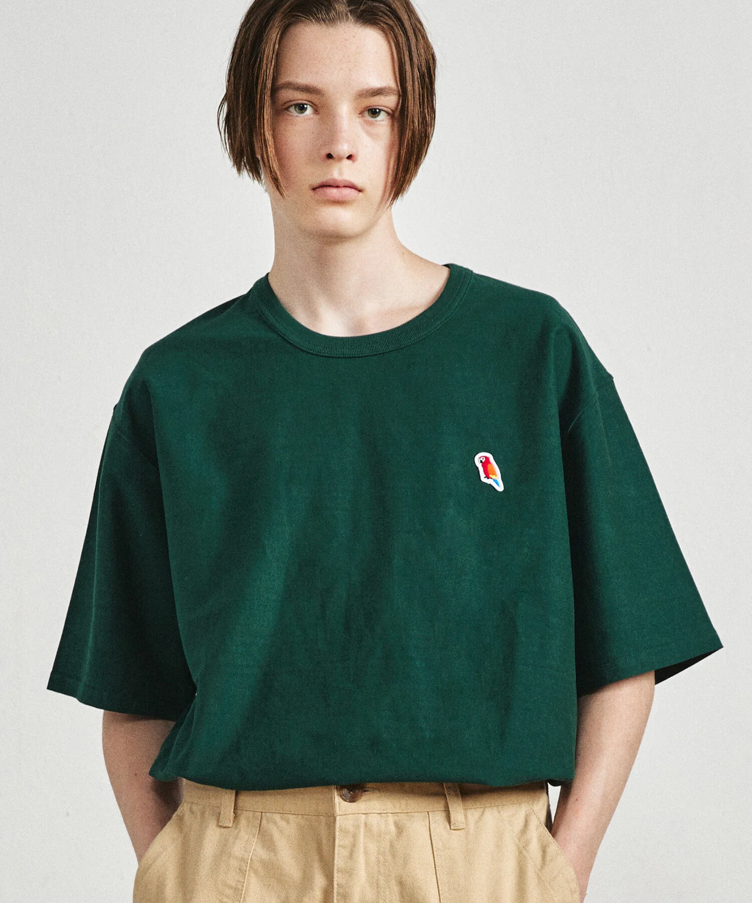 PARROT T-SHIRTS DEEP GREEN