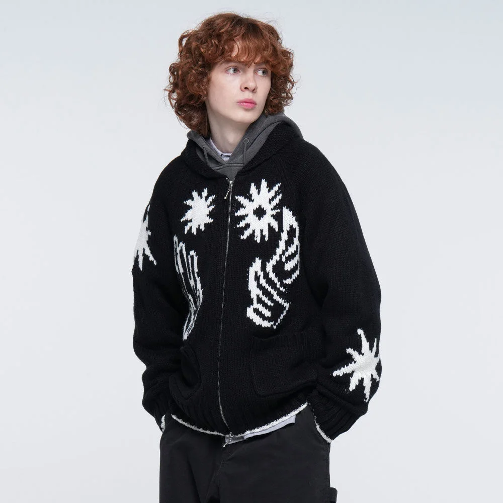 COWICHAN CARDIAGAN (BLACK)