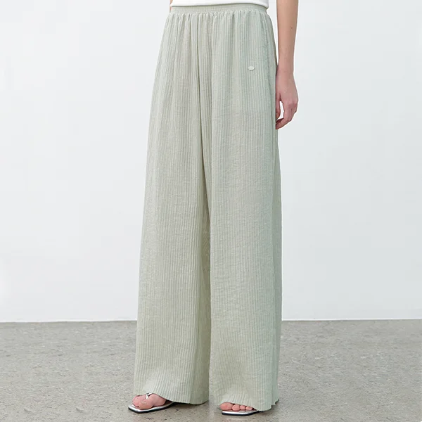 LIT PLEATS BANDING PANTS(PT-5636)_2Colors