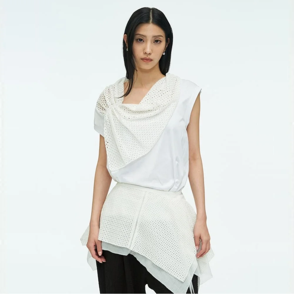 Eyelet Chou Chou White (AG6327A021)