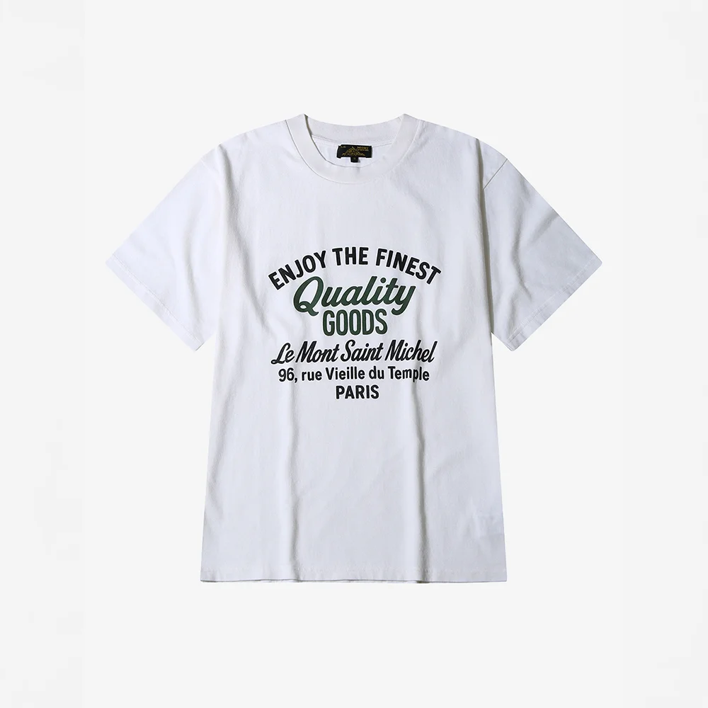 TISSAN-PRINTED TEESHIRT_White