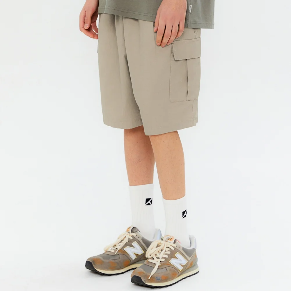 WIDE CARGO SHORT L.BEIGE