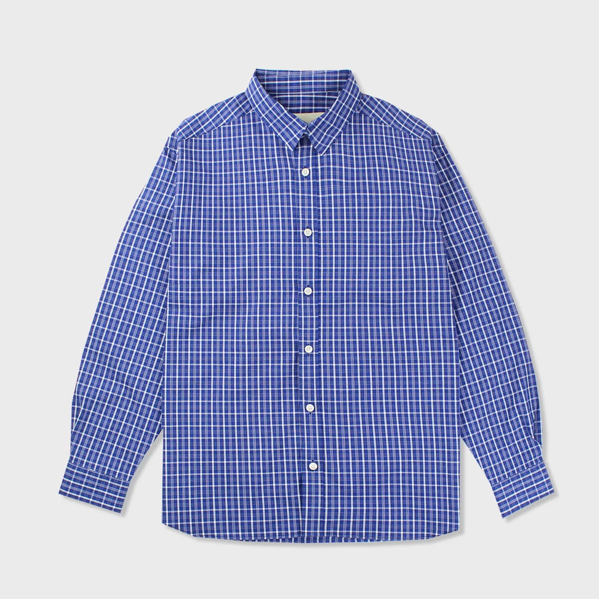 Cb NERD Checked Shirts(WHITE/BLUE)