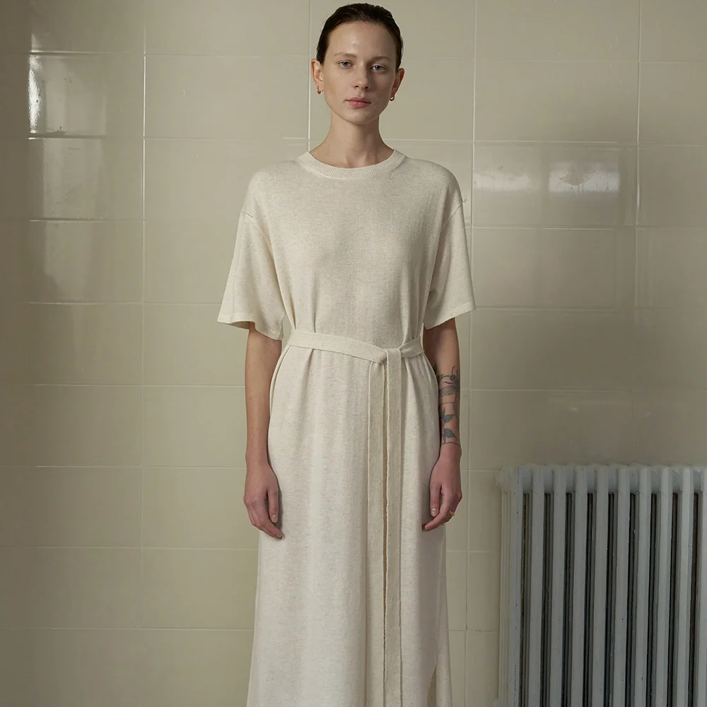 ORGANIC LINEN KNIT OPS_LINEN BEIGE