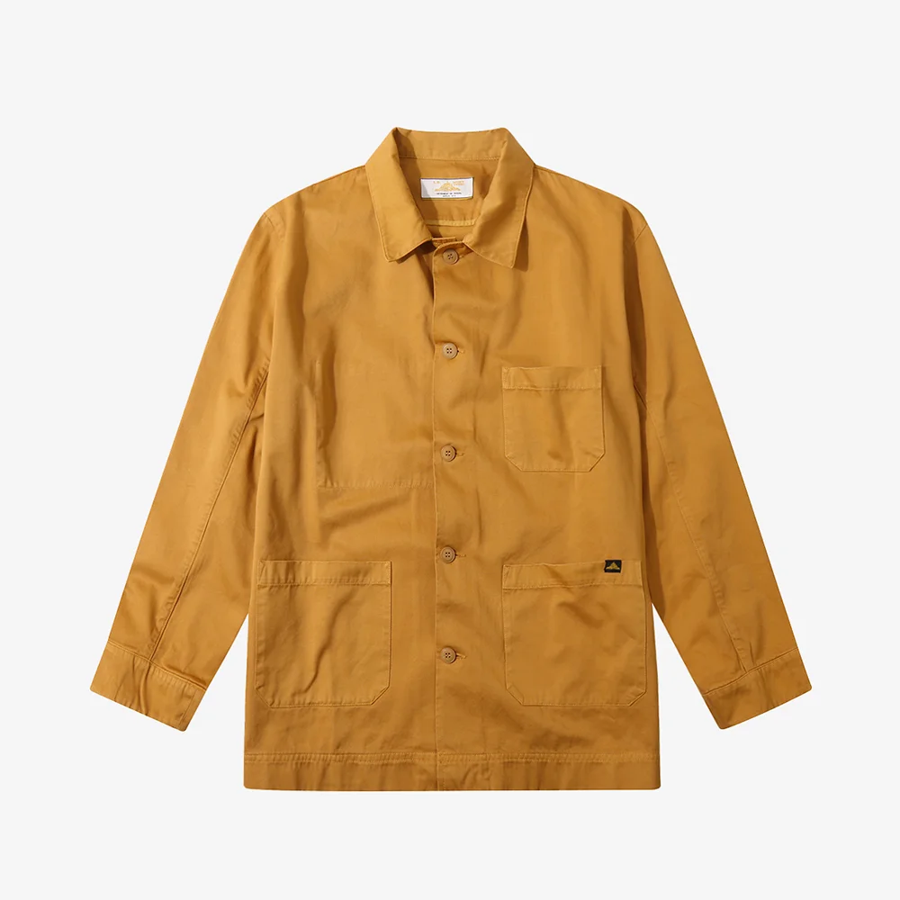 華達呢 男裝 Gabardine Work Jacket_Camel