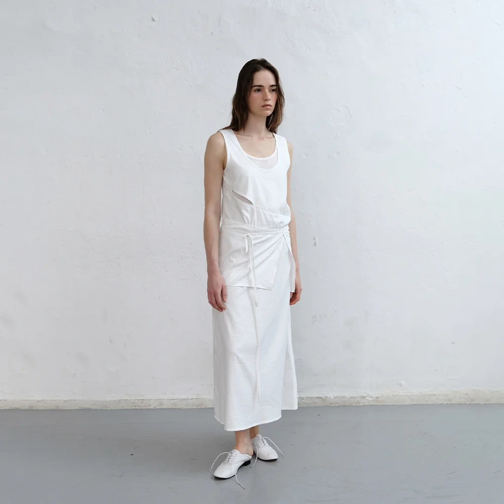 TWO WAY LAYERED WRAP DRESS