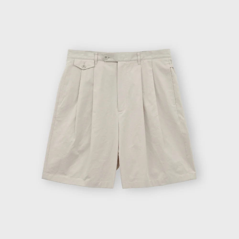 Cotton Half Pants, Ivory