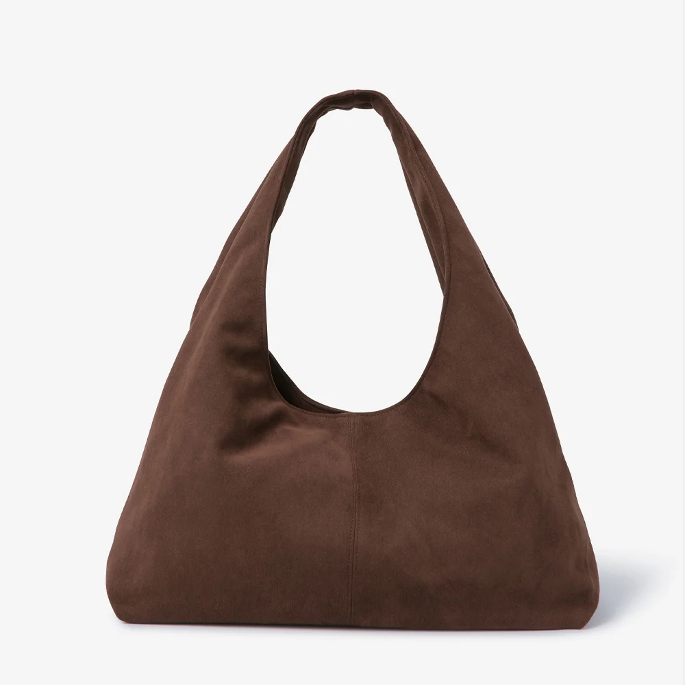 Suede Hobo Bag (麂皮 Hobo Bag) Brown