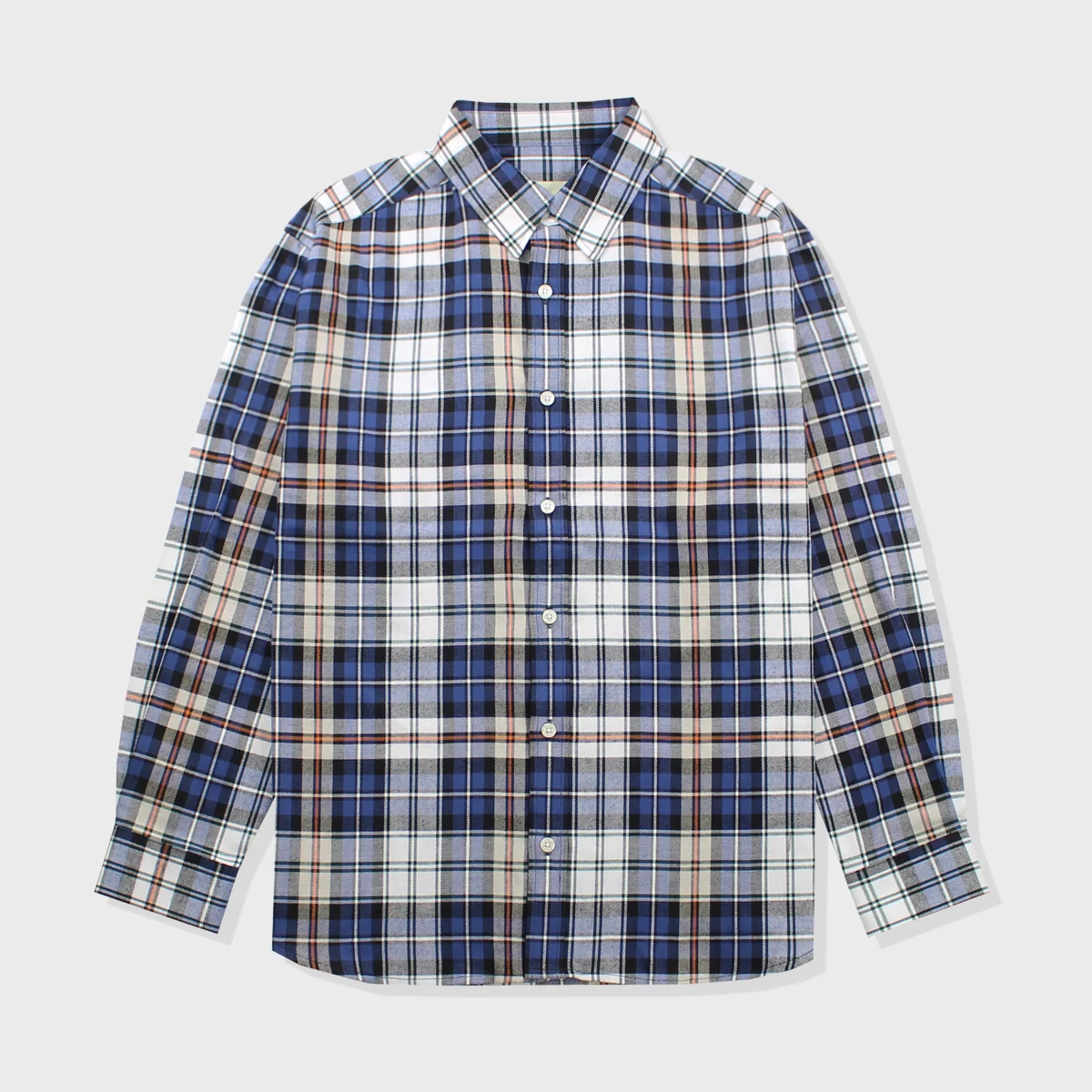 cb nerd checked shirts(WHITE/加絨)