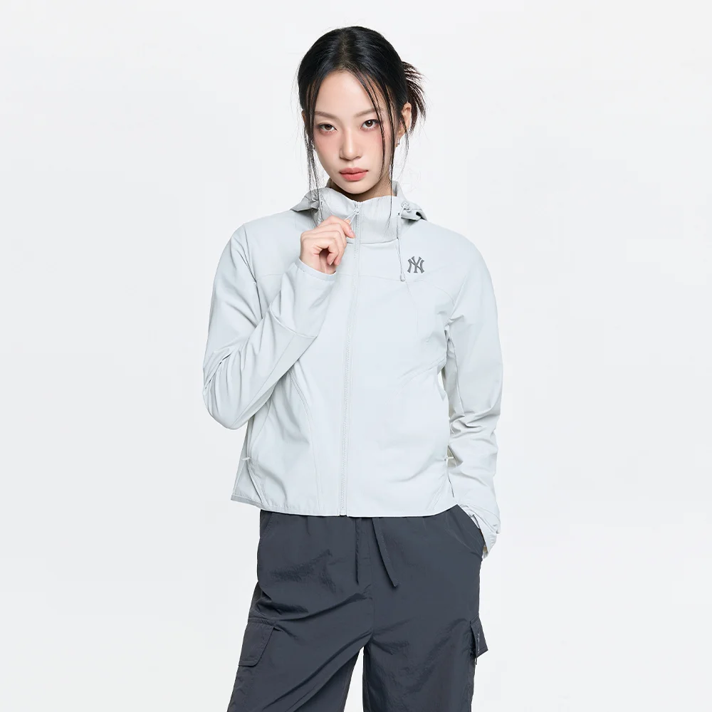 女裝 戶外機能風 修身版型 防風外套 NY (L.Grey)