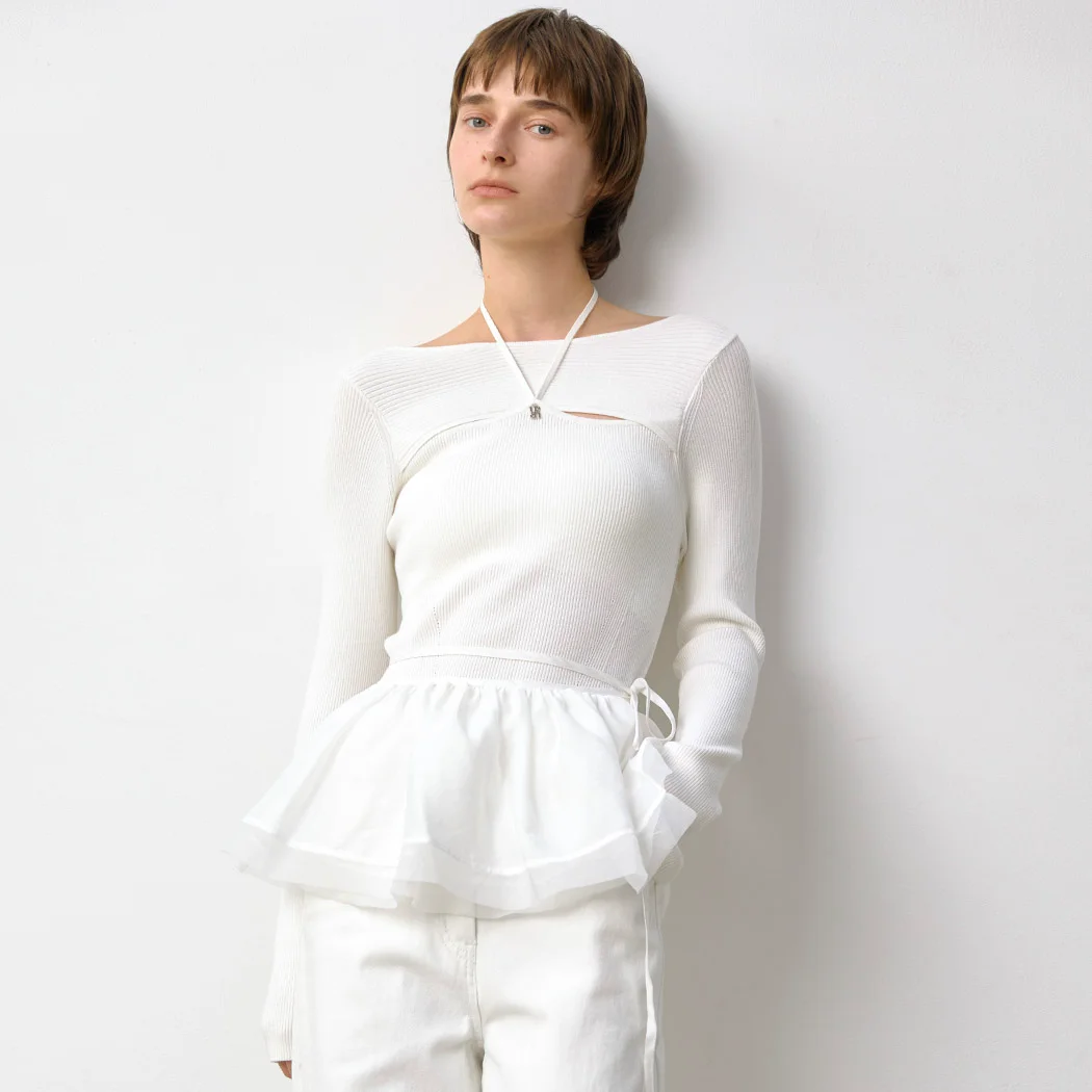 SHIRRING LAYERED SKIRT(SK-5034)_2Colors
