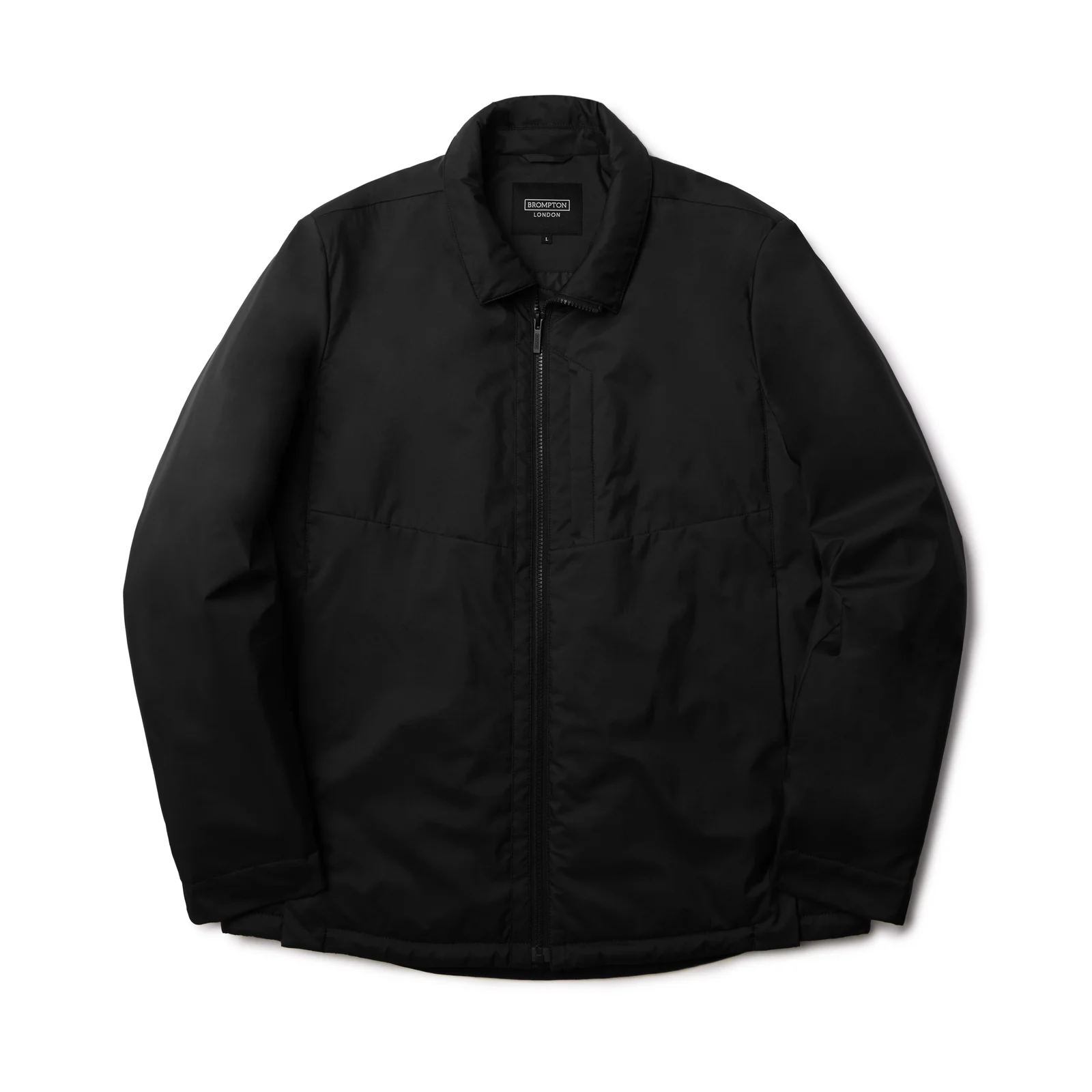 LIGHTWEIGHT 2WAYS ZIP SHIRT JACKET - BLACK (P233MPD111)