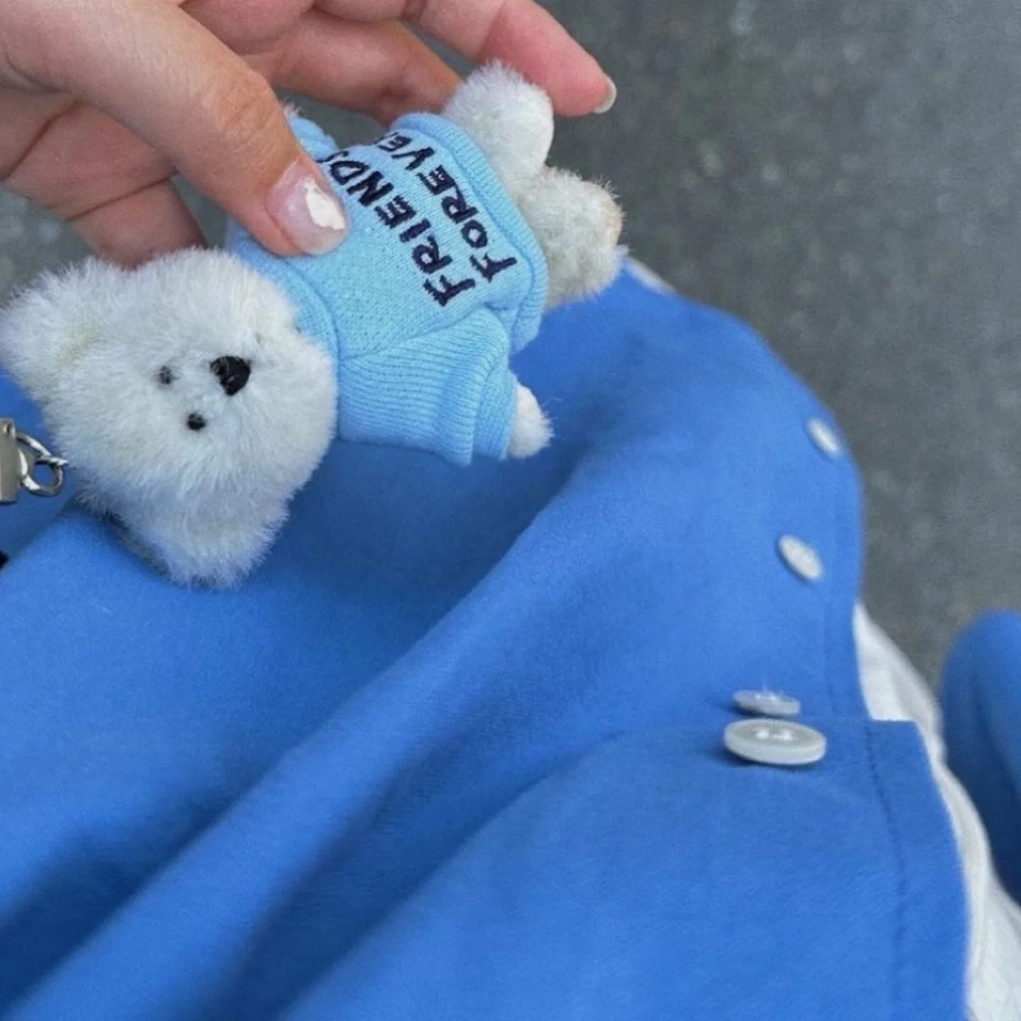 Boys Bear Jjokomi Message 熊 玩偶 鑰匙扣 bear keyring