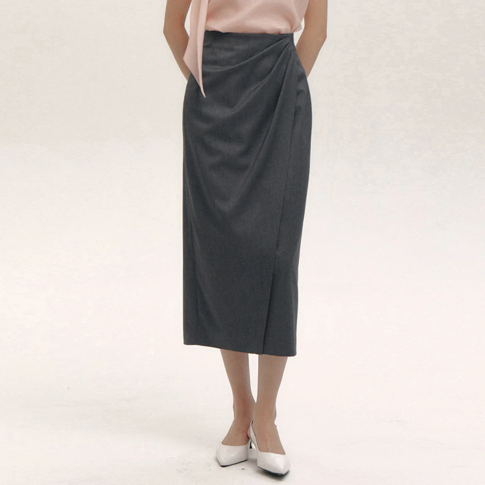 Diana Drape Skirt_3colors