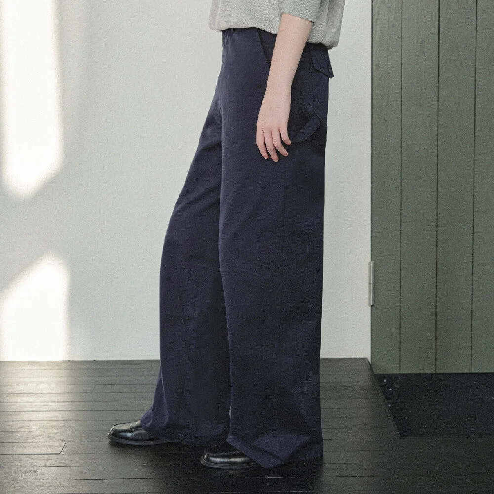 Bio washed carpenter pants _Navy